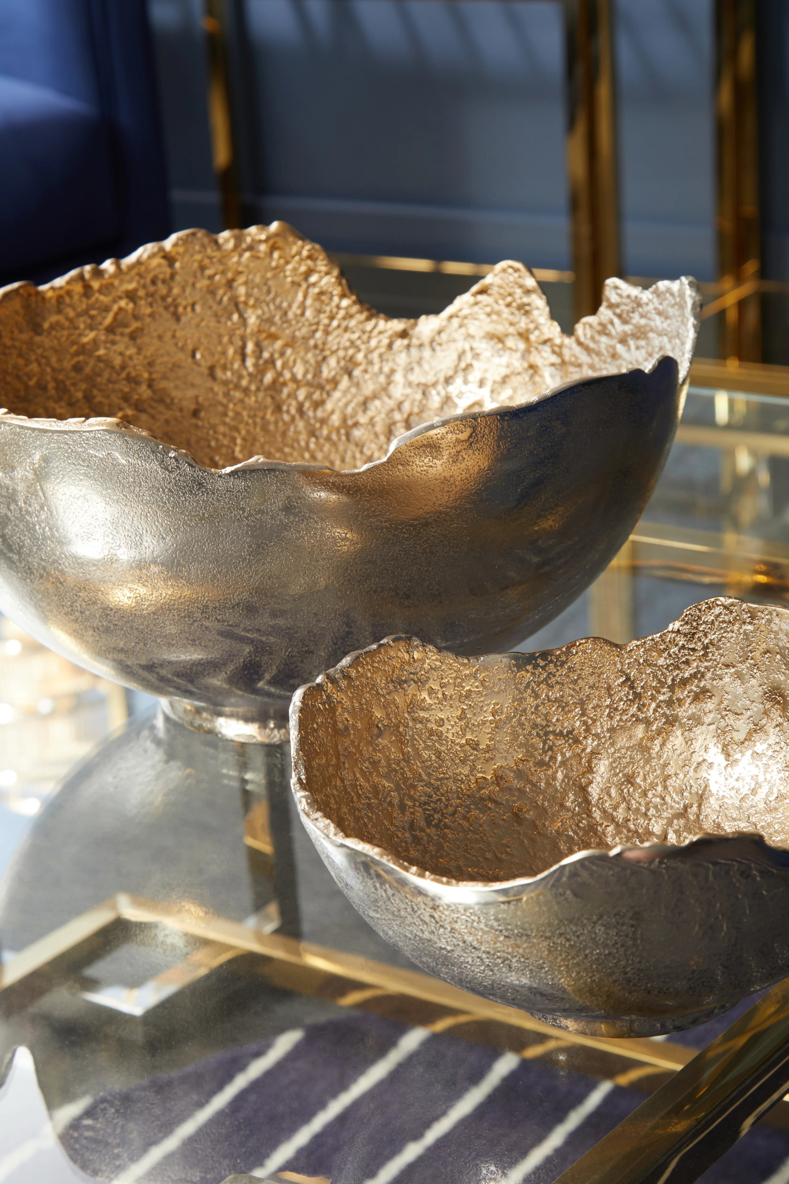 Acero Ombre Gold & Silver Bowl